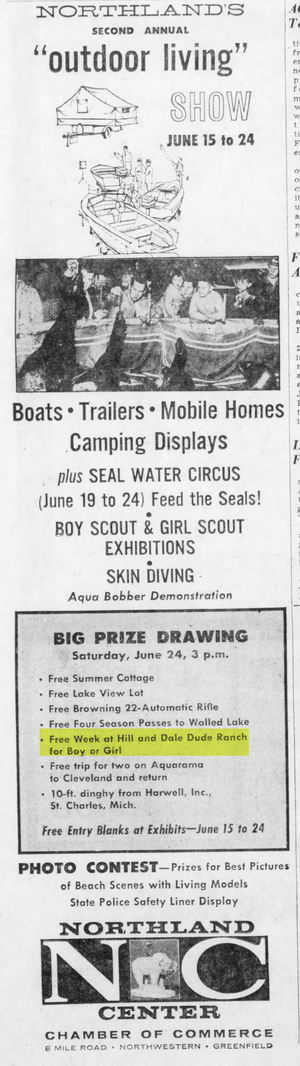 Hill and Dale Ranch - June 20 1961 Contest (newer photo)